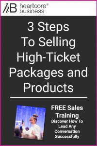 One of the very best ways to make more money in your business is to sell high-ticket packages, products, and services. But you need that "YES". I'll share a powerful three-step process for selling more. Re-pin and join my FREE training on how you can convert Conversations into Cash! #heartcorebusiness #businessempire #entrepreneur #coaching #onlinebusiness #businesscoach